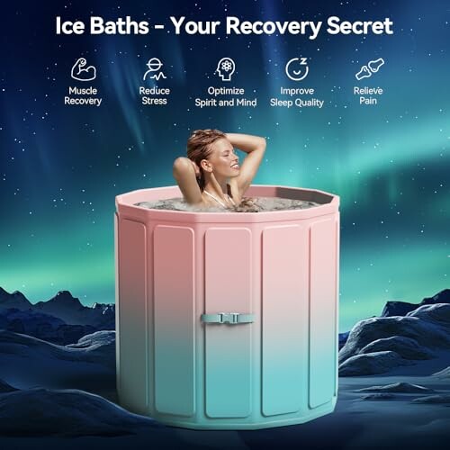 Portable Foldable Ice Bath Tub