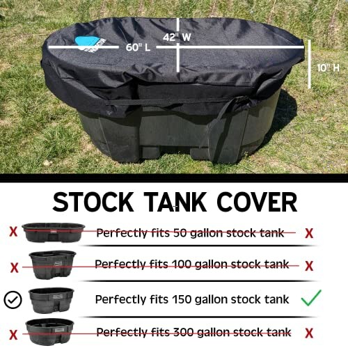 Polar Protector 150 Gallon Stock Tank Cover